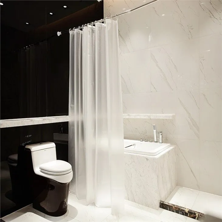 peva shower curtain and bath