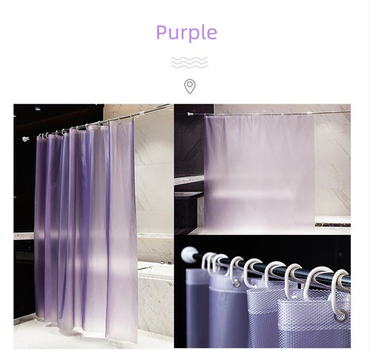 3d shower curtain peva